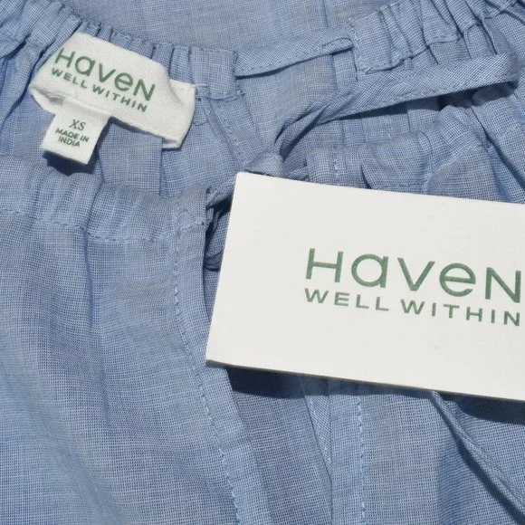 HAVEN Well Within Blue Top  NWT - Picture 5 of 5